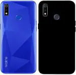 CarryWrap Back Cover for Realme 3||Realme 3i (Black)