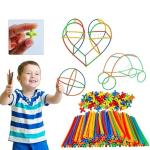 Mayne Unlock the potential of STEM education with DIY Plastic Straw Brick Set Pipes Blocks! These educational toys provide a hands-on approach to learning science, technology, engineering, and mathematics