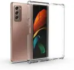 Ncasya Polycarbonate, TPU Transparent Dual Protection Back Cover For Samsung Galaxy Z Fold 2