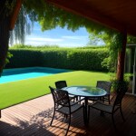 Love Creation A4 Size poster print for creative wall art- tropicana-sunset-print-9367(Non Sticker)