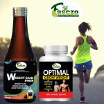 Inlazer Optimal Weight Gain Capsule And Weight Gain Syrup Combo / Protein Supplement Weight Gainers/Mass Gainers (200 ml, Unflavoured)