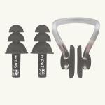 MAPACHE Swim Silicone Nose Clips Waterproof Swimming Nose Plugs Ear And Nose Plug for Adults & Kids, Ear Nose Protector Color (Grey)