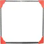 SRIRATNA Non Magnetic 11 x 8 Inches Non Magnetic Double Sided Whiteboard Small Slate and Chalk Board Small Slate, Both Side Writing Boards, one Side White Board Marker and Reverse Side Chalk Surface - Pack of 01 Whiteboards (White, Green)