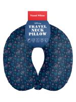 Disney Frozen Velvet fabric Blue Travel Neck Pillow 13 X 13 Inch