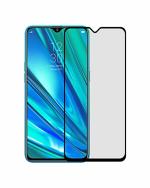 GADGETRONICS Realme 5 Pro Black Tempered Glass Scratch Resistant and Anti Fingerprint Screen Protector with Easy Installation Kit