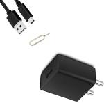 Badger Wall Charger Accessory Combo for Nokia 5.1 Plus (Black)