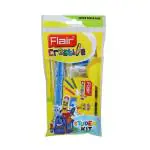 Flair Creative Series Student Kit | Combination Smart Kit for Your Creative Need | Non-Toxic & Safe for Kids | Stationery Kit Ideal for Gifting | Stationery Kit | 6 Products & 28 Units | Set of 6