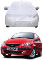 CARNEST Car Cover For Tata Indica V2 (With Mirror Pockets) (Silver, For 2015, 2016, 2017, 2018 Models)
