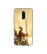 Casotec Squirrel DesignPrinted Silicon Soft TPU Back Case Cover for Xiaomi Redmi 8