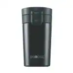 Borosil Hydra Black Coffeemate 300 ml Stainless Steel Double Wall Vacuum Insulated Travel Mug | 8 Hours Hot & 14 Hours Cold