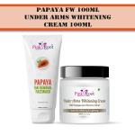 Pink Root Papaya Facewash and Under Arms Whitening Cream - 200 ml