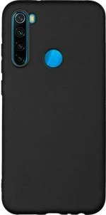 XOVO Back Cover for Mi Redmi Note 8 (Black, Dual Protection, Silicon, Pack of 1)