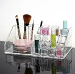 SUKHAD Acrylic Clear 16 Grid Acrylic Lipstick Holder Stand Organizer Cosmetic