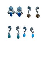 Mayilirahu Handicrafts Handmade Stylish Attractive Earrings Pack of 4