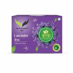 Fit n Furious Tea | Lavender Herbal Tea | Sun Dried Lavender Flowers | Stress Relief Tea | 25 Pyramid Tea Bags