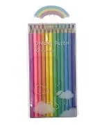 Homeoculture Unicorn Pastel Color Pencils Set of 12