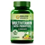 Himalayan Organics Multivitamin with Probiotics (60 Tablets) 45 Ingredients for Men & Women with Vitamin C, D, E, B3, B12, Zinc, Giloy & Biotin