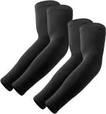 MISTY ALLE UV Sun Protection Arm Sleeves - Compression Arm Sleeve, UV Arm Sleeves Men, Women - Golf Cooling Sleeves Cooling Athletic Sports Sleeve Protection Compression Arm Sleeves - Tattoo Cover Up