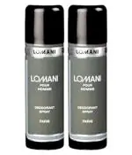 Lomani Paris Deodorant Spray For Men, 150Ml (Pack Of 2)