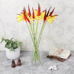 Elemntl Artificial Yellow Birds of Paradise Flower Sticks (Pack of 6)