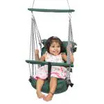 Wishing Clouds Swing and Baby Jhula for 0 to 5 Years kids (Piccolo Cotton, Brown)
