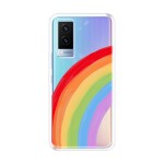 Emble Designer Clear Tranperant Silicone Case For Vivo V21E 5G -Design A21 ( TPU | Soft , Vivo V21E 5G | Multicolor )