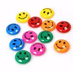 Kunya Colorful Clear Refrigerator Magnets use for Whiteboard, Refrigerator(Multicolor Smiley Magnet)