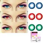 EYCOG Multicolor PolyHema Contact Lenses (Pack Of 3)