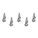 Comet Busters Black Stone Bindi For Women