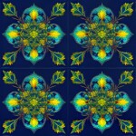 Love Creation 12x18 Size poster print for creative wall art- midnight-garden-magic-11244(Non Sticker)