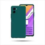 SUPER-ME Vivo Y25s Green Leather Hard Case Back Cover