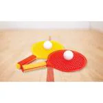 CHILLPISH Big Badminton Plastic Two Rocket Bat and Two Ball for Junior Kids (Badminton Plastic Rocket Bat Junior)