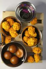 Kejal Silver Stainless Steel Curry Dal Bowl Katoris (Set Of 12)