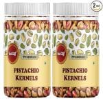 RED CLIFF Premium Pistachios Kernels Without Shell Combo Pack Of 2 | Pistachio Unsalted Big Size Dry Fruit | (Pistachios Kernels | 250gx2 |)