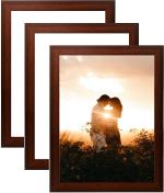 JETAL ART Personalized Brown Wood Photo Frame - A4