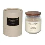 Fish Brand - Tangerine Peach Tea Scented Premium Wax Candle in Pop Jar (White, 50 Hours Burning)