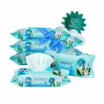 Kiddicare Water Baby Wipes, Soft Cleansing Baby Wipes, Wet Wipes, Premium Baby Wipes, Wipes for Baby's, Extra Soft & Tick, Gentle Baby Wipes, No Alcohol, Travel Pack, 432 Wipes (Pack of 6)