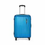 Safari Glimpse 69 Cms Medium Check-in Trolley Bag Hard Case Polycarbonate 4 Wheels 360 Degree Wheeling System Luggage, Trolley Bags for Travel, Suitcase for Travel, Electric Blue