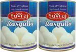 Yuvraj Rasgulla sweets combo Tin Pack 2 (1 kg x 2)