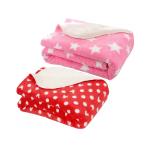 MY NEWBORN Baby Blanket and Wrapper Combo of 2 Pcs.(Red,Pink)