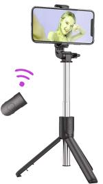 Wrapadore Black Selfie Stick Tripod