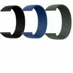 Madhav Communication Braided Solo Loop Band 20mm - Compatible with Samsung Galaxy Watch 4, 5, 6, 7 & Classic Models (42mm, 46mm, 43mm, 47mm)