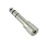 SeCro 3.5Mm Female To 6.35Mm Male Plug Stereo Audio Jack Adapter Converter Connecter for Charging adapter