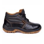 Hillson Workout Hi Ankle Safety Shoe, Dual Density Sole, Anti-skid, Heat, Water & Oil Resistant, Steel Toe, Industrial Shoe, Size 09 INDIA/UK