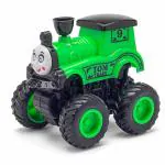WooZee.. 4x4 Locomotive Friction Action Engine Abs Plastic Tom Train Toy for Kids,Boys & Girls | Green