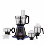 Preethi Zion MG-227 750W, 4 Jar Mixer Grinder, Black