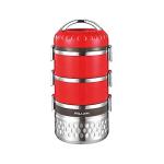 VDNSI Leak-Proof 3 Layer Insulated Lunch Box Tiffin Box for School & Office Picnic Outdoor