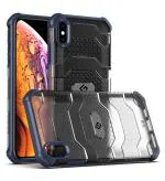 Golden Sands [Explorer Series] Apple iPhone Xs Max Back Cover Shockproof Semi-Transparent Rugged Military Grade Phone Case, Certified Drop Protection, Military Green