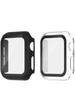 Bakeey Recoppa Black And Clear Glass 38mm Screen Protector For Apple Watch Series 1 To 3 (Pack Of 2)