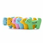 Syga Multicolor Baby Proofing Door Stoppers With Bright Colorful Animals (Pack of 6)